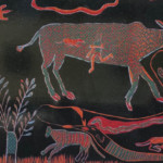 Dog barking at Man Dog barking at man kuru art